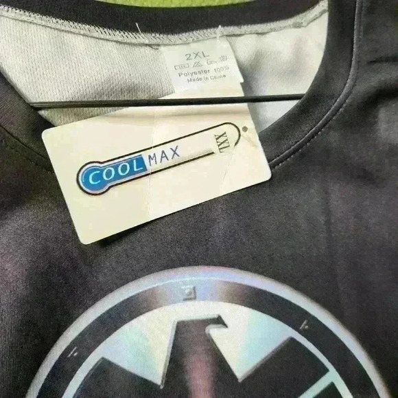 NWT Cool Max Marvel Agent of S.H.I.E.L.D. Compression Workout Shirt black sz XXL - Picture 6 of 7